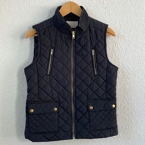 {Copper Key} Black Puffer Jacket Vest